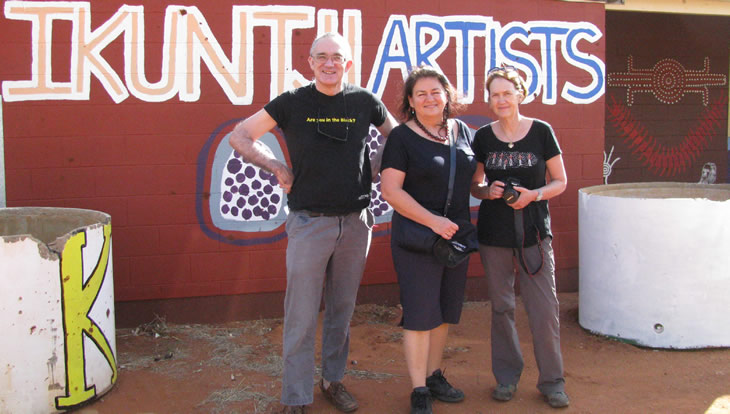 Morris Averill, Donna Robinson and Delwyn Everard