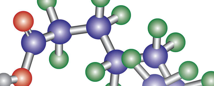 Molecular model graphic
