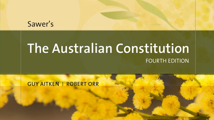 Sawer's The Australian Constitution fourth edition book cover