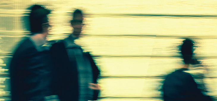 People walking