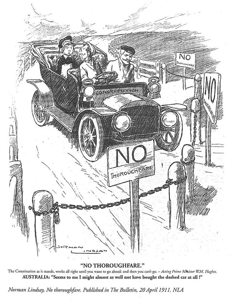 No thoroughfare. Published in&nbsp;The Bulletin, 20&nbsp;April 1911.