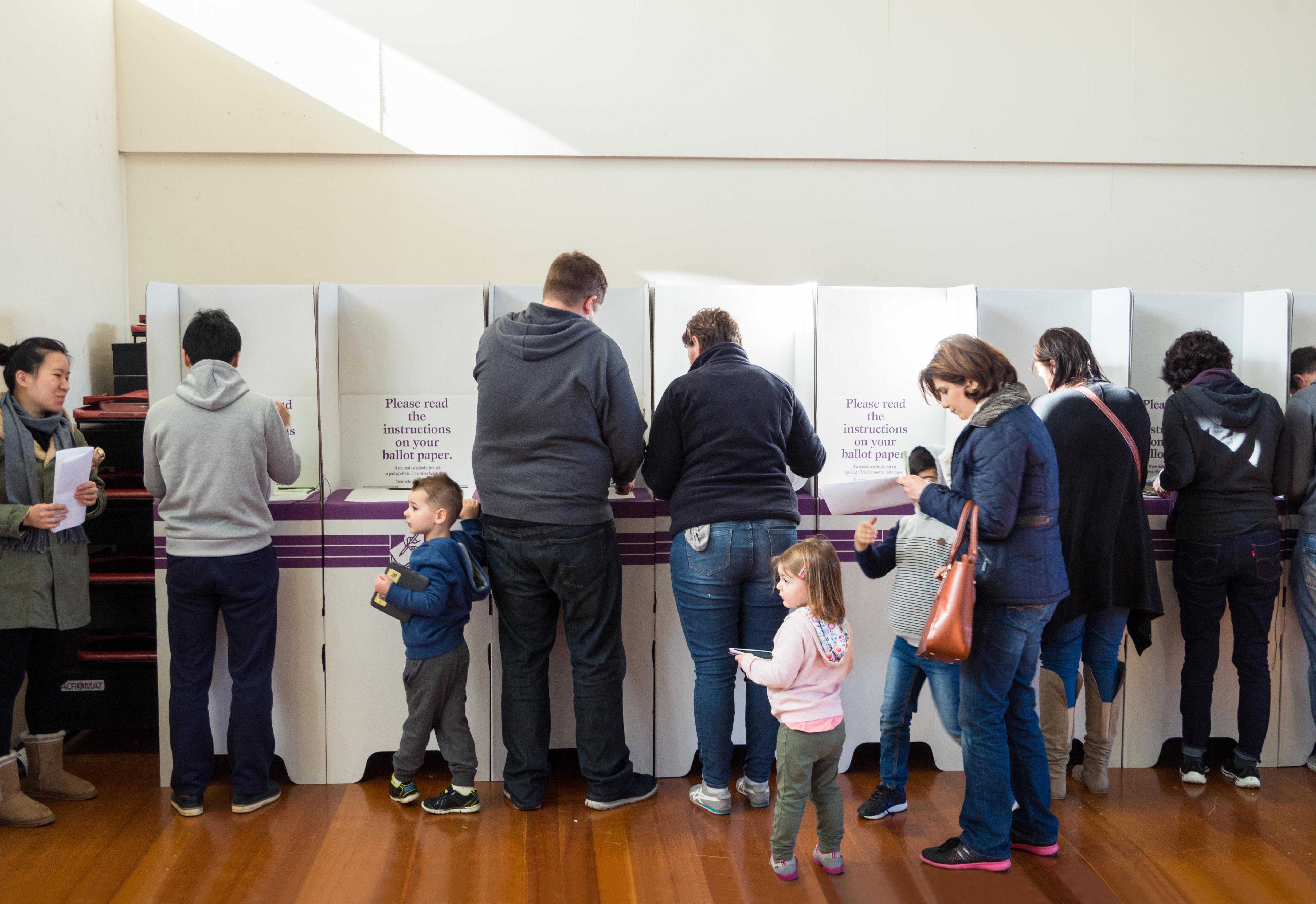 An Australian polling place.