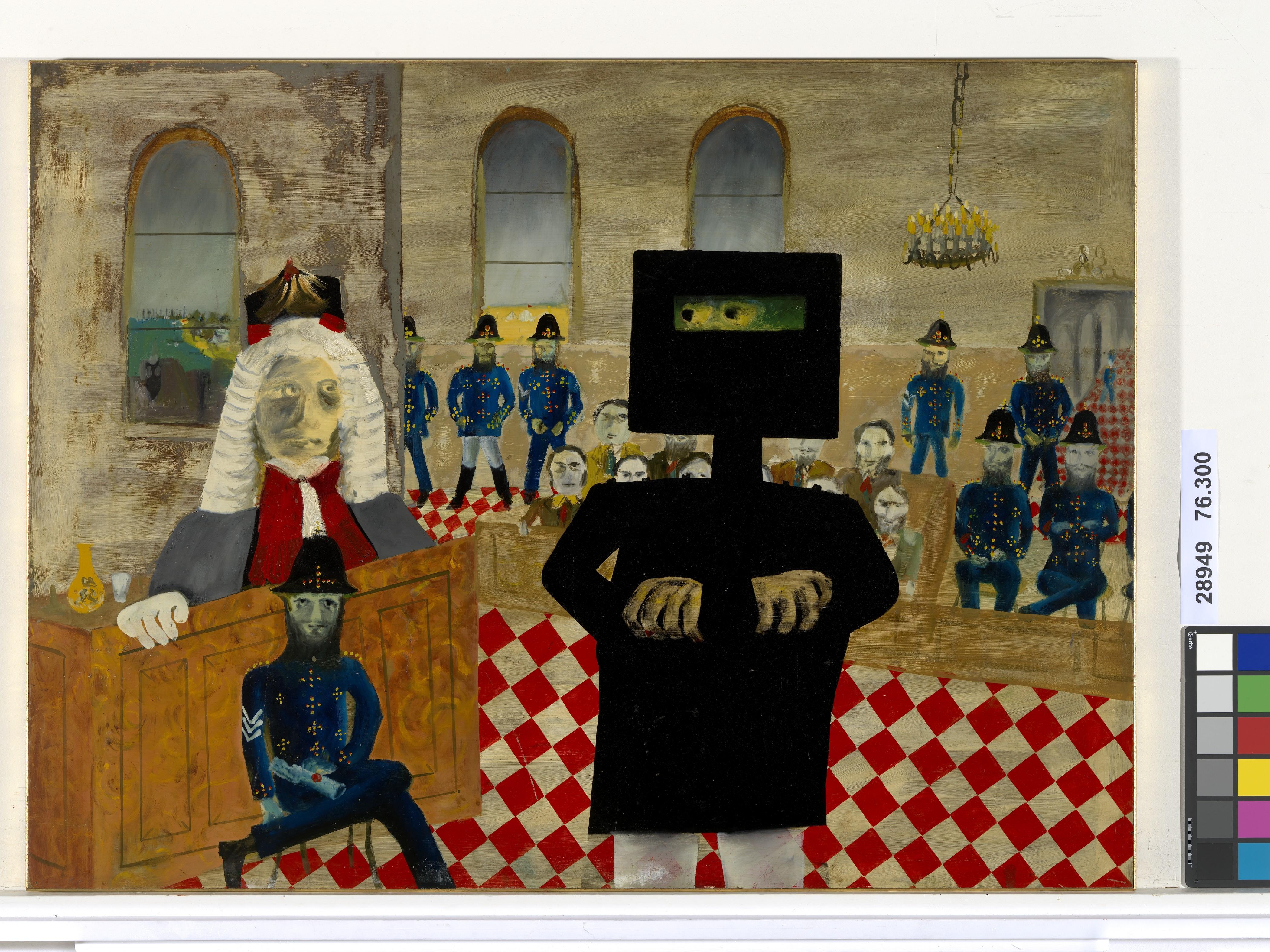 The trial. A key role of the courts is to conduct criminal trials, and this painting shows one of the most famous in colonial Australia – that of bushranger Ned Kelly.