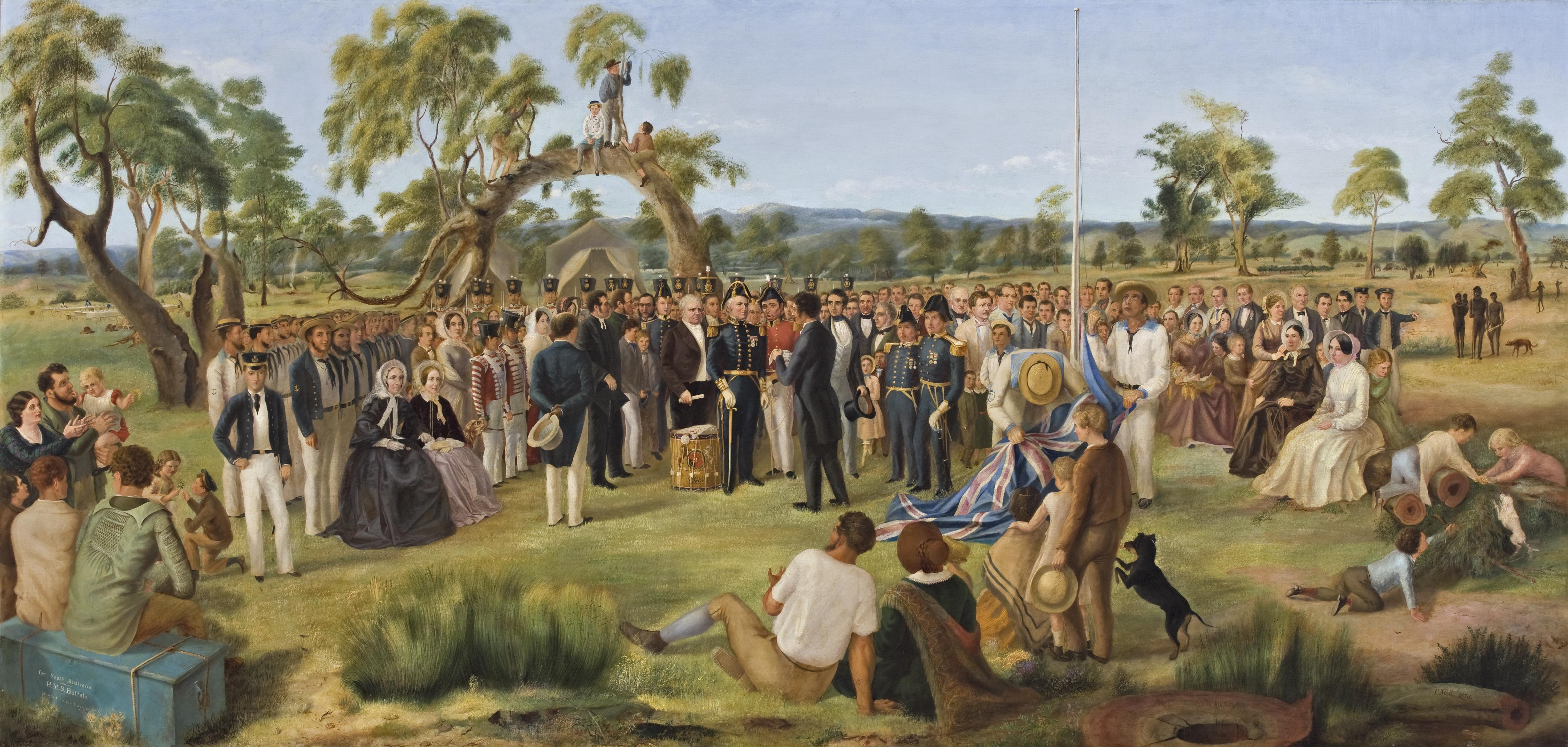The Proclamation of South Australia 1836.
